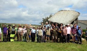 Exciting discovery at Trethevy Quoit archaeological dig