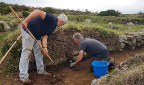 Cornwall Heritage Trust volunteers continue vital preservation work at Carn Euny ancient village